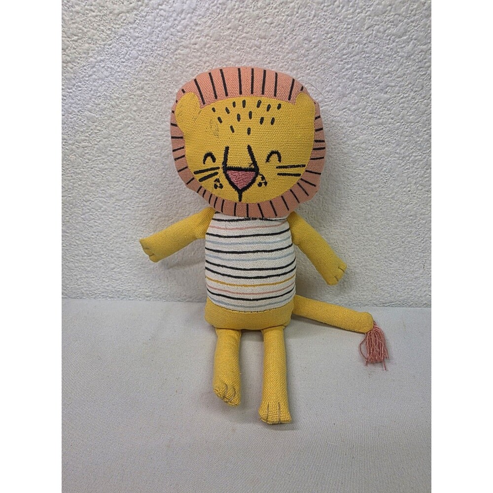 Vintage look Target Canvas Plush Lion Baby Stuffed Animal Toy 9"